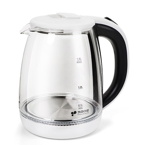 키친아트쏘렐내열유리무선전기주전자1.8L,KIA-EK12