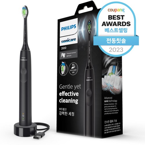 필립스소닉케어3100시리즈음파전동칫솔,HX367154