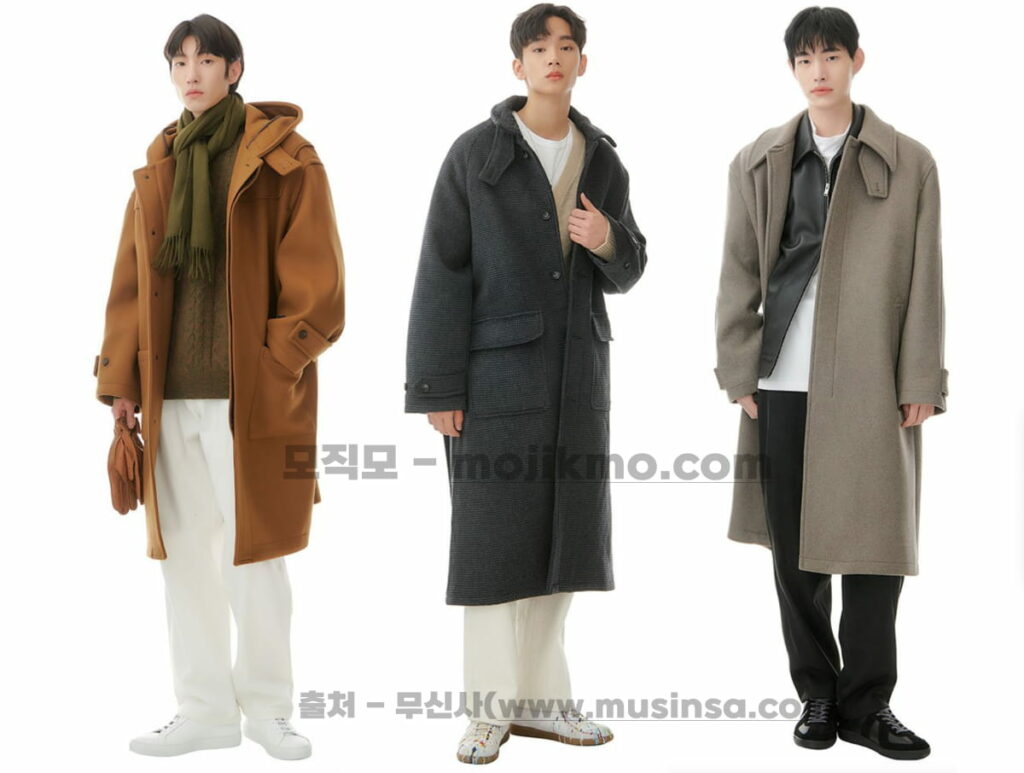 남자 코트 코디