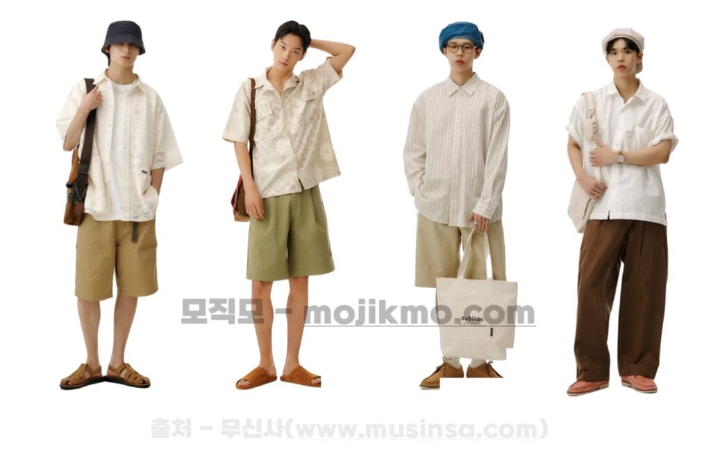 남자-아메카지-셔츠-코디