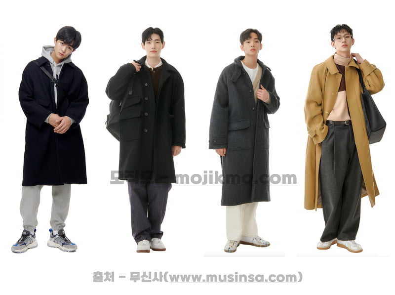 남자 발마칸 코트 코디