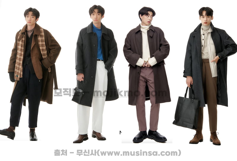 남자 발마칸 코트 코디
